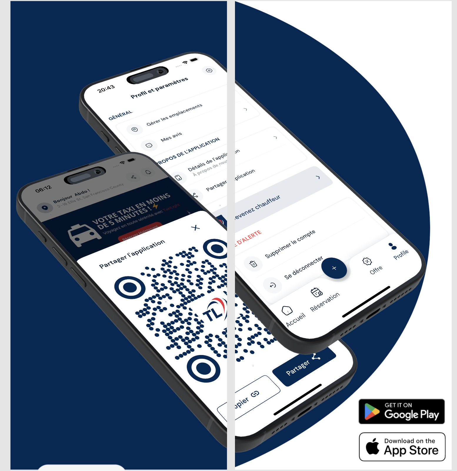 Une innovation conçue **par des chauffeurs, pour des chauffeurs**.   - TaxiLight